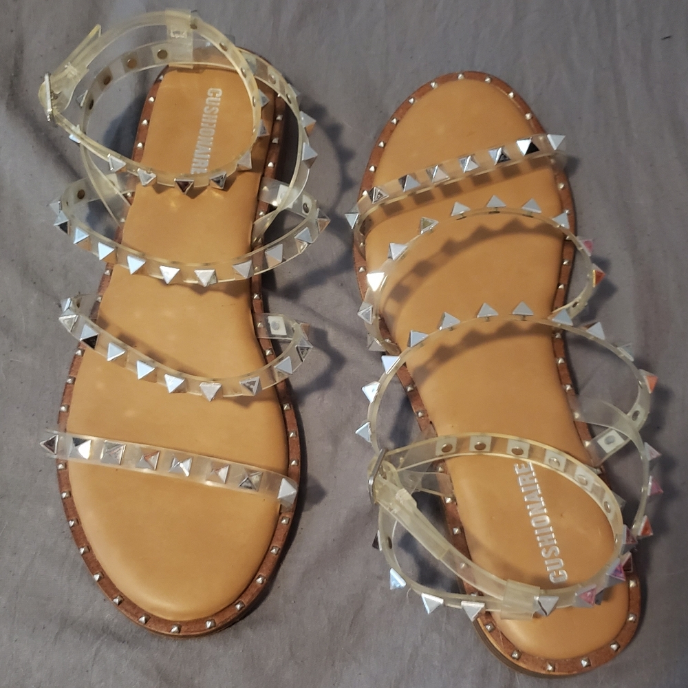 Rivet Flat Sandals